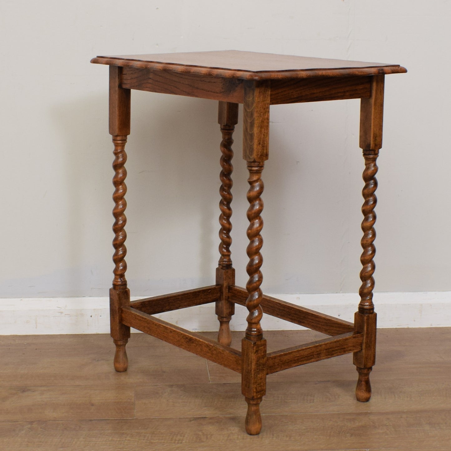 Restored Barley Twist Side Table