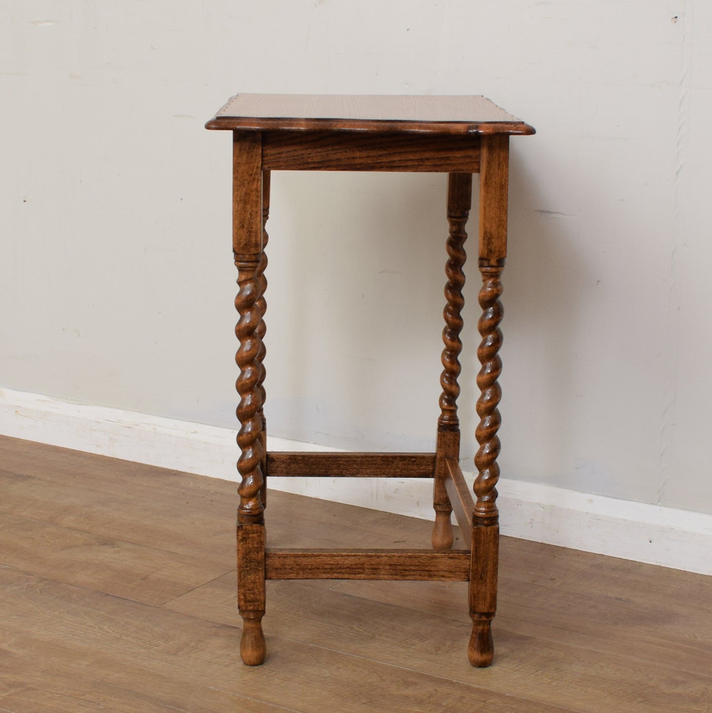 Restored Barley Twist Side Table