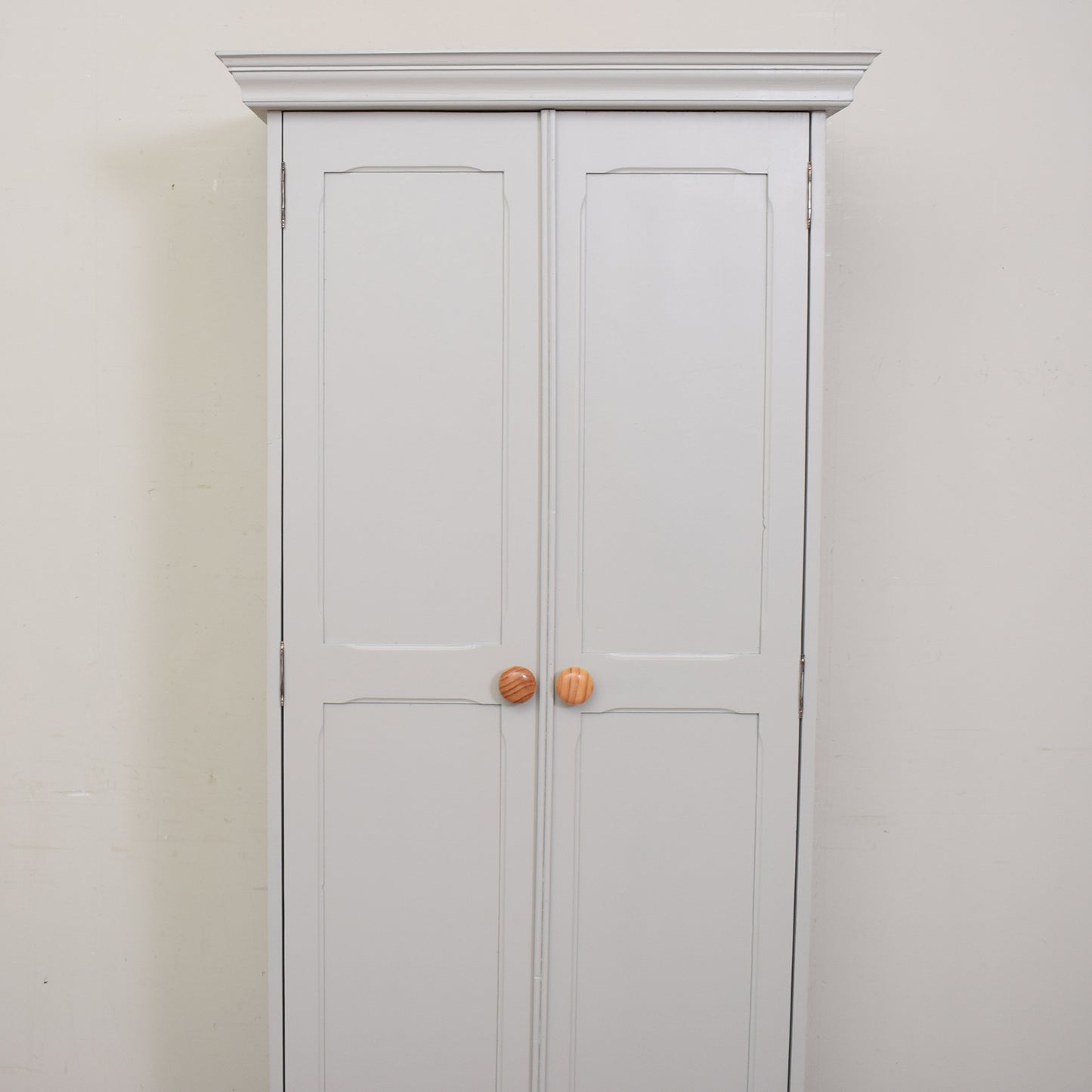 Painted Pine Double Wardrobe