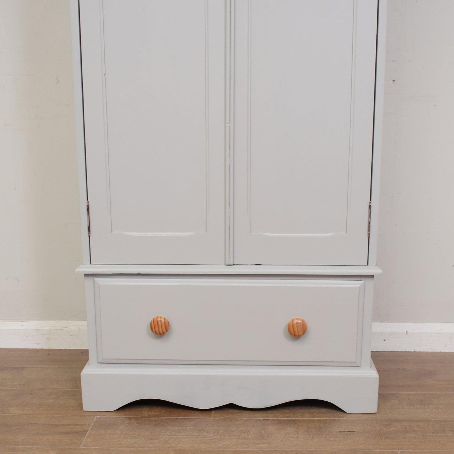 Painted Pine Double Wardrobe