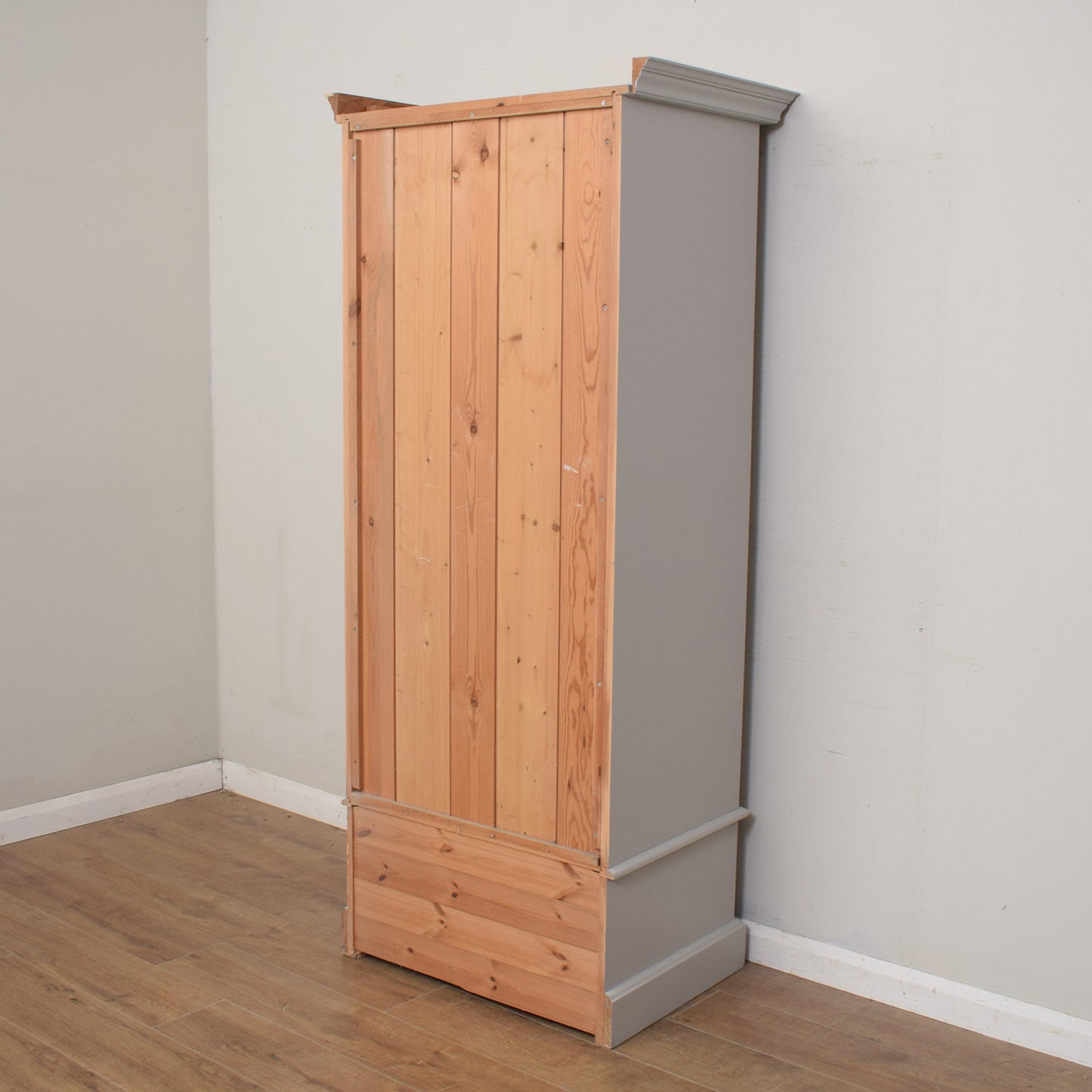 Painted Pine Double Wardrobe