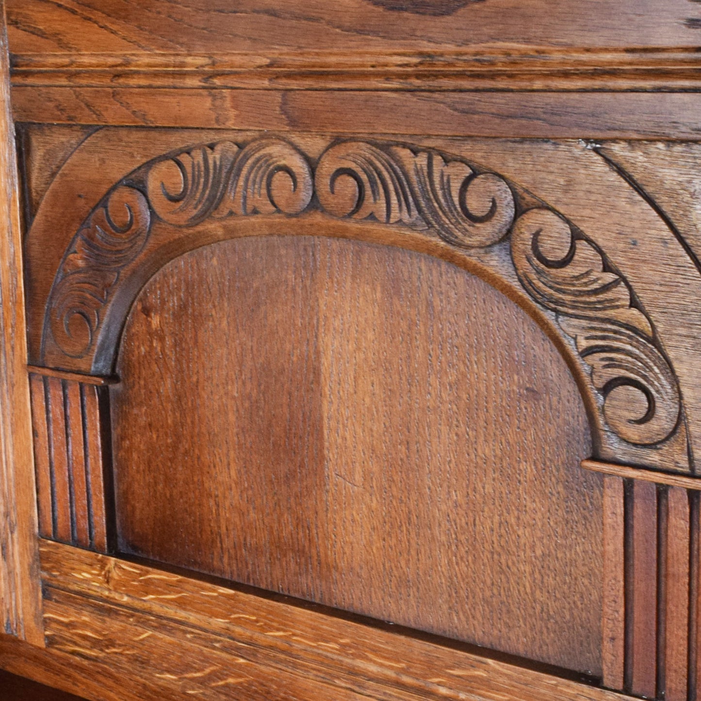 Carved Court Cabinet