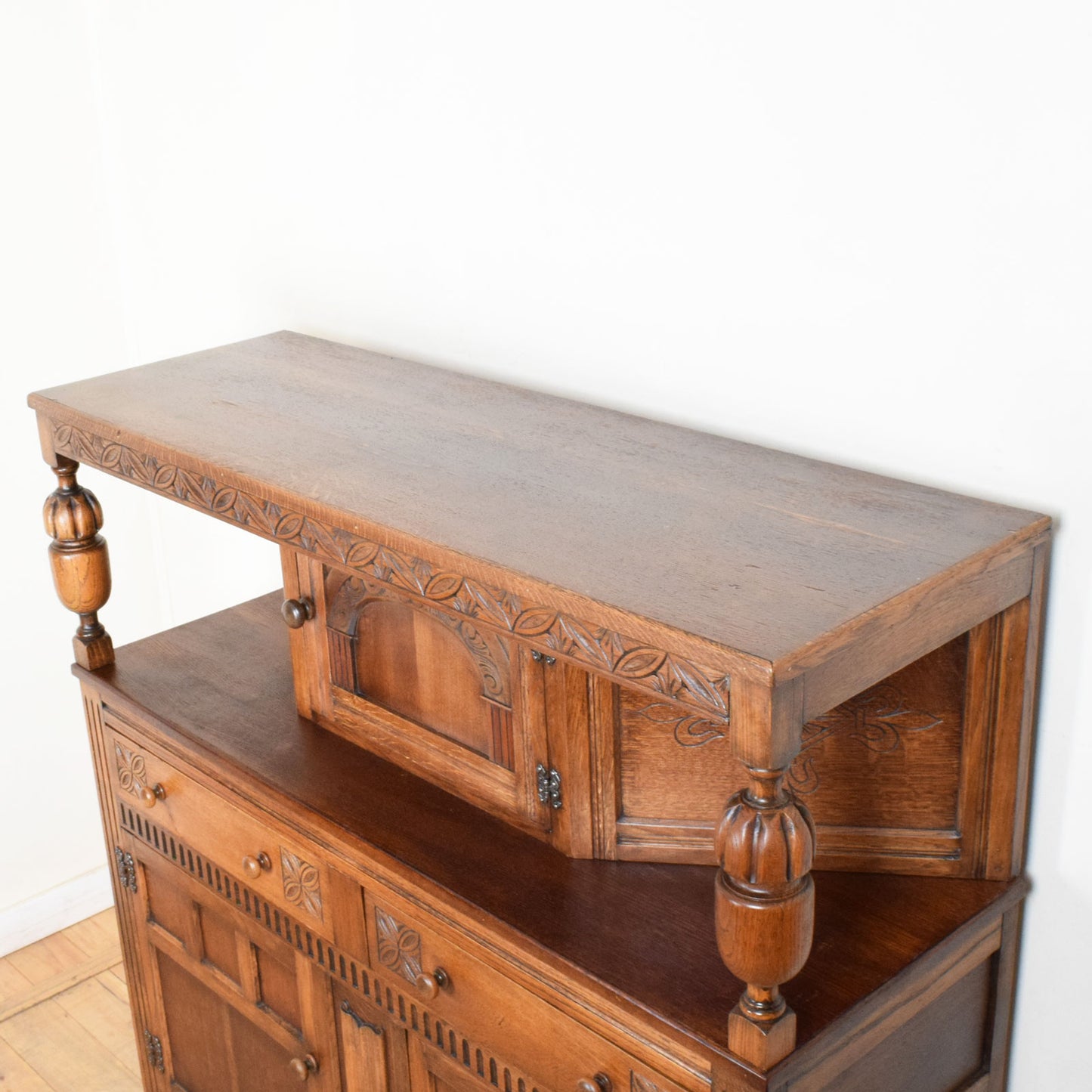 Carved Court Cabinet