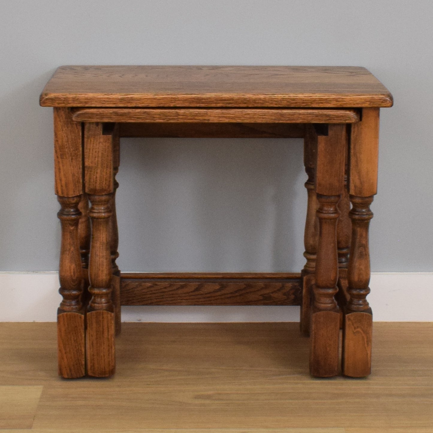 Oak Nest of Two Tables