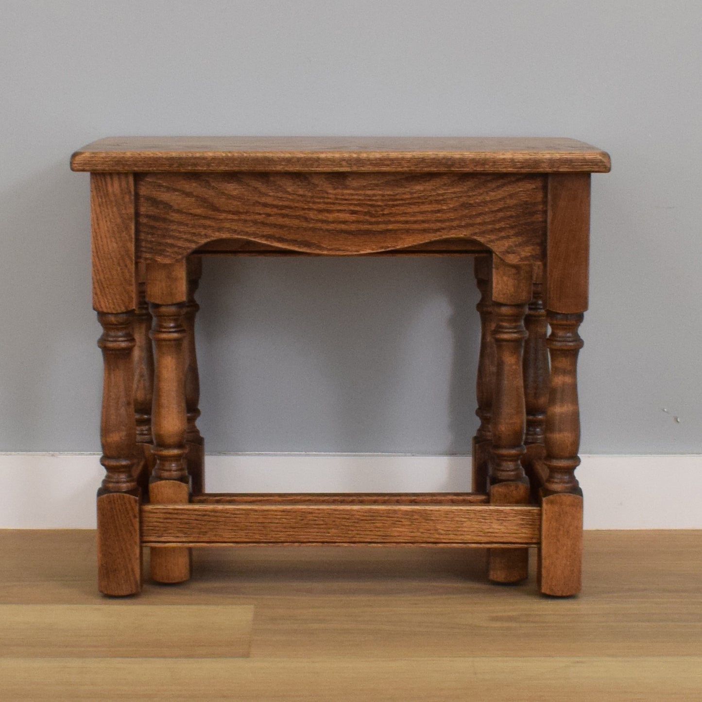 Oak Nest of Two Tables