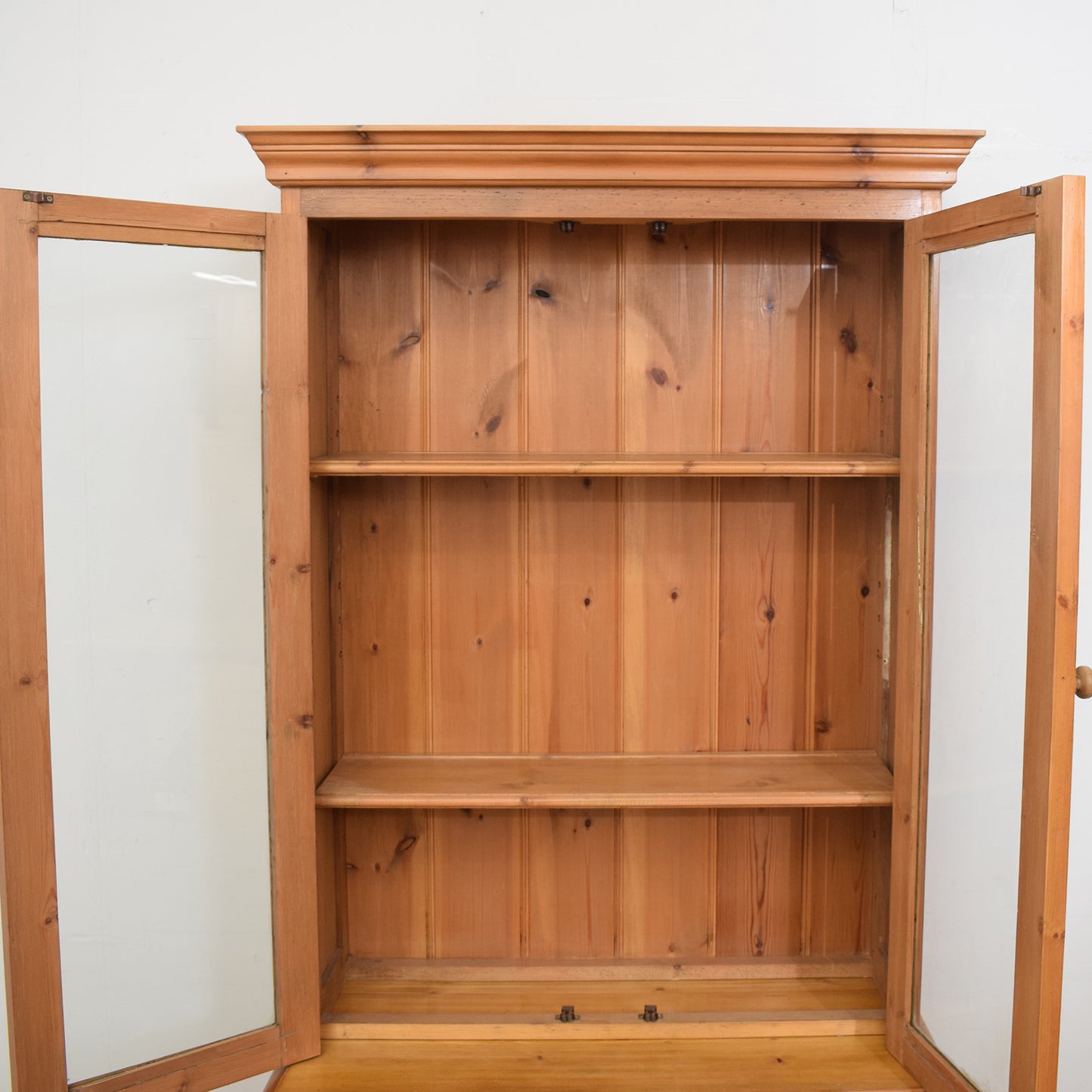 Pine Display Cabinet