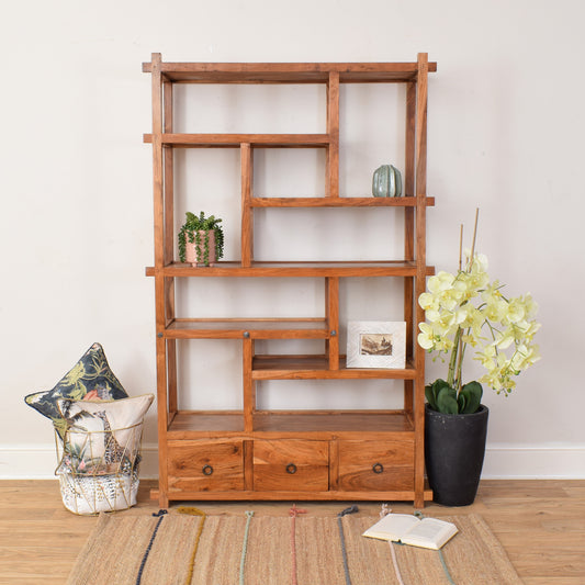 Sheesham Display Unit