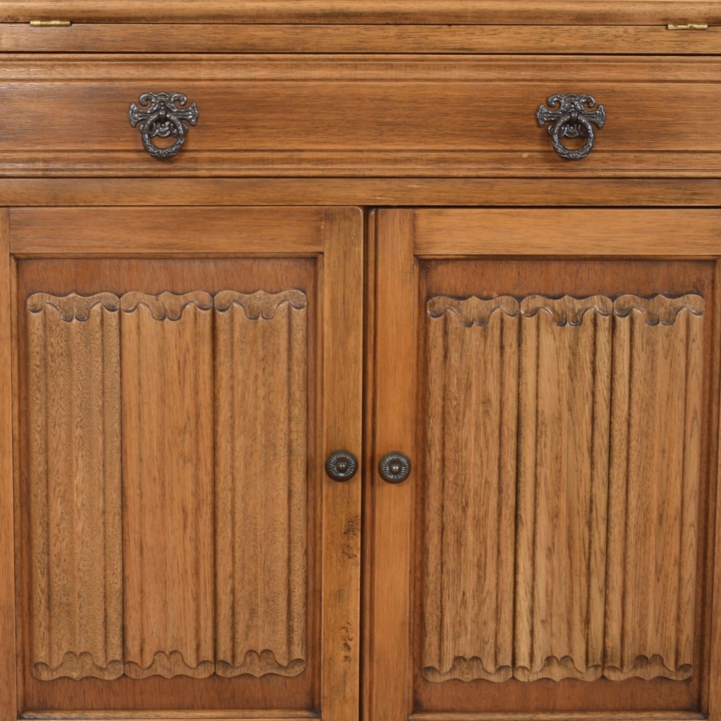 Old Charm Linenfold Bureau