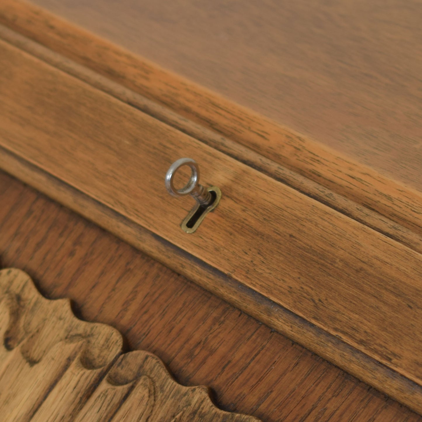 Old Charm Linenfold Bureau