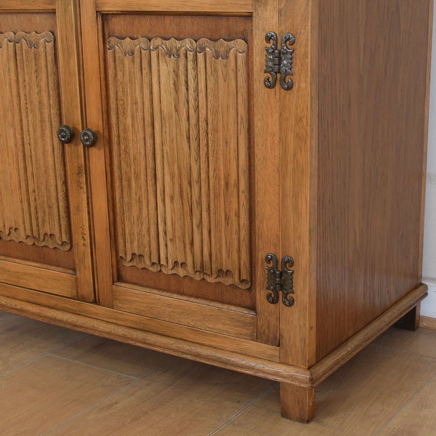 Old Charm Linenfold Bureau