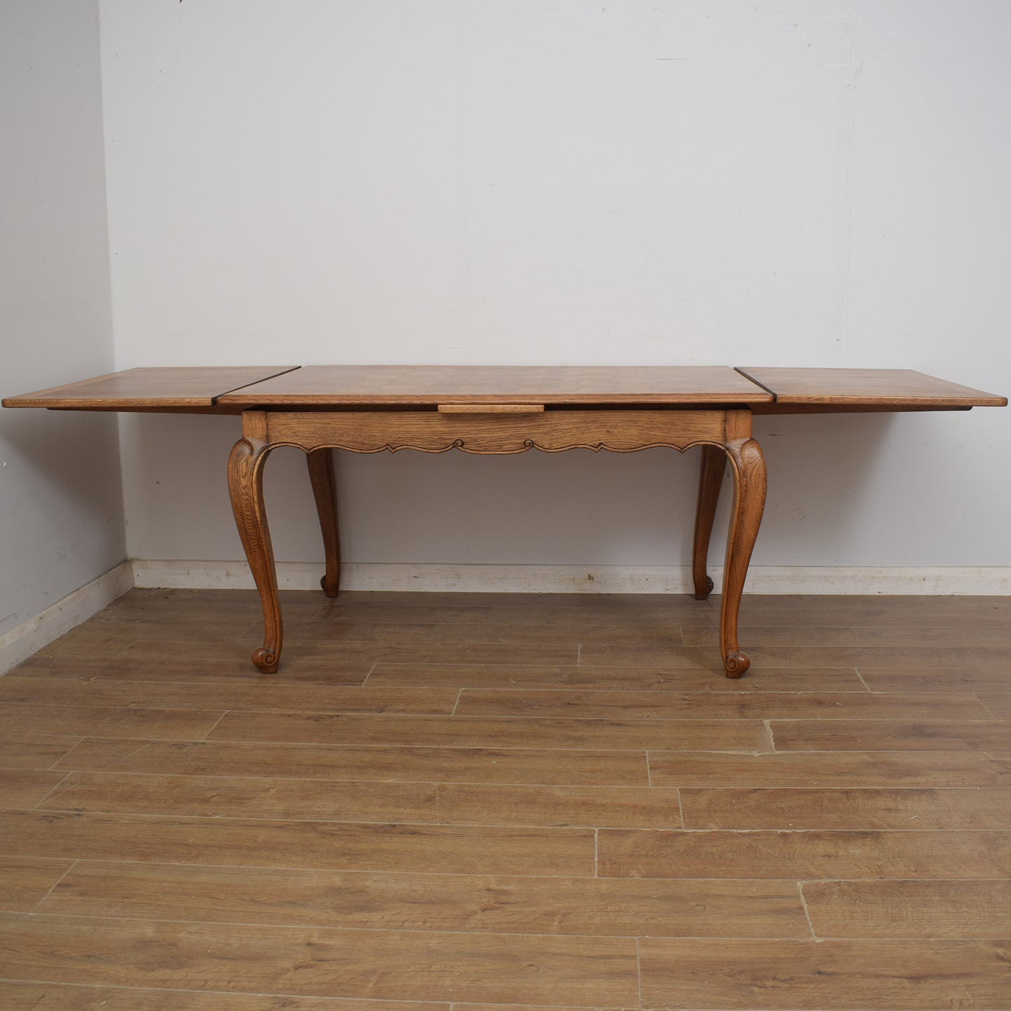 Extendable French Dining Table & Six Chairs