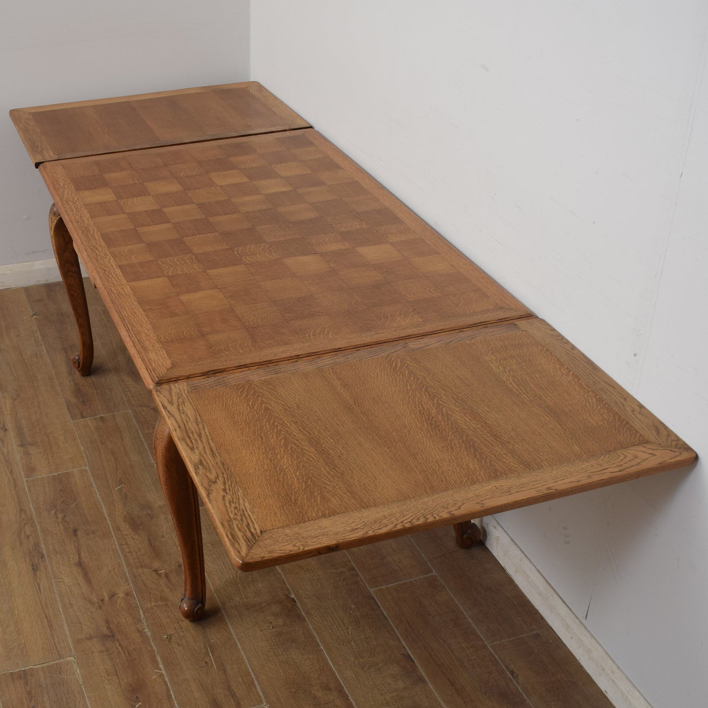 Extendable French Dining Table & Six Chairs