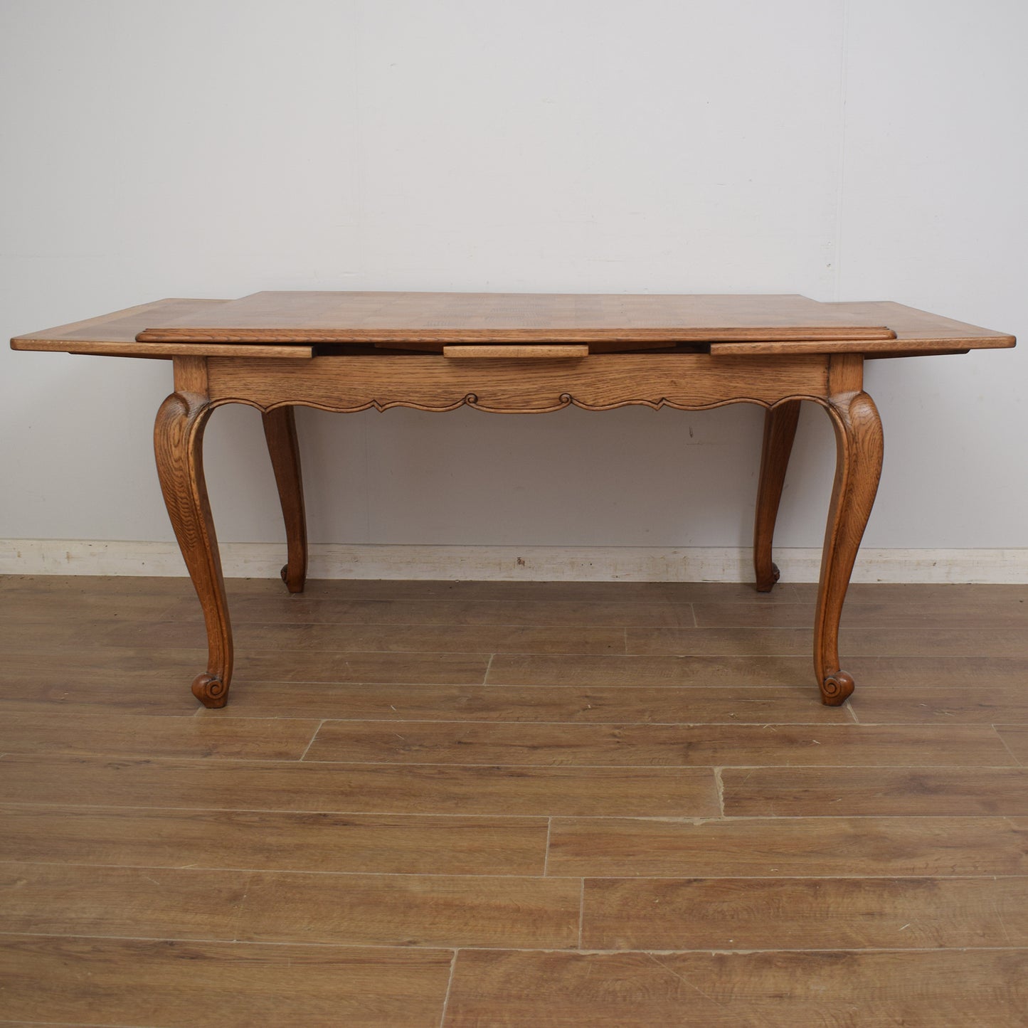 Extendable French Dining Table & Six Chairs