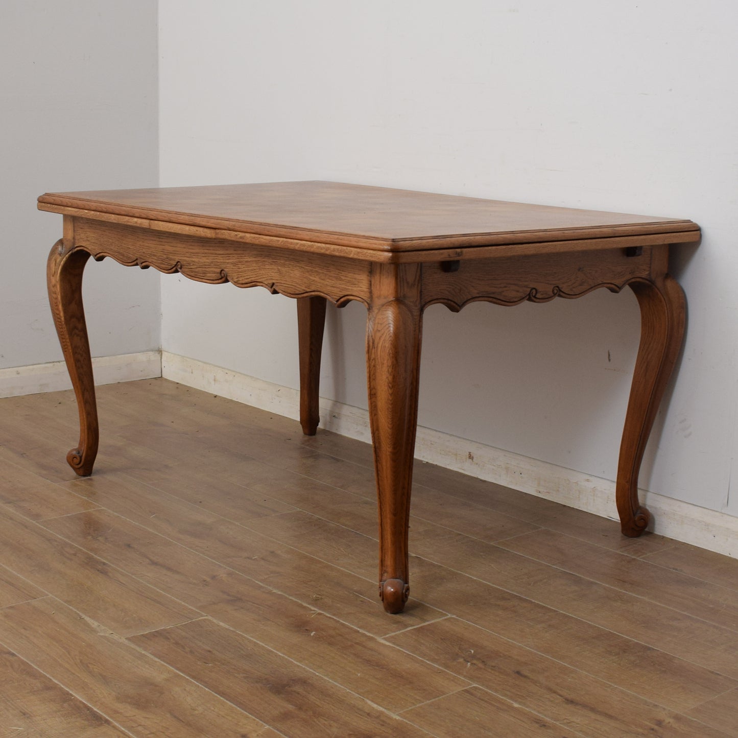 Extendable French Dining Table & Six Chairs