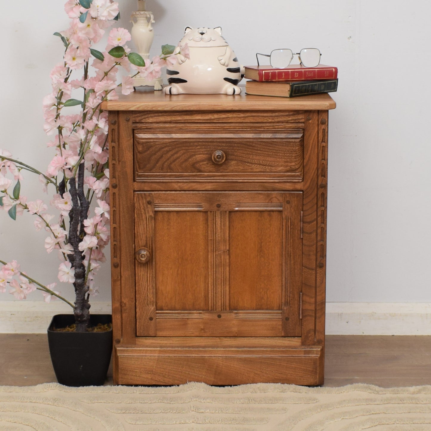 Elm Wood Side Cabinet