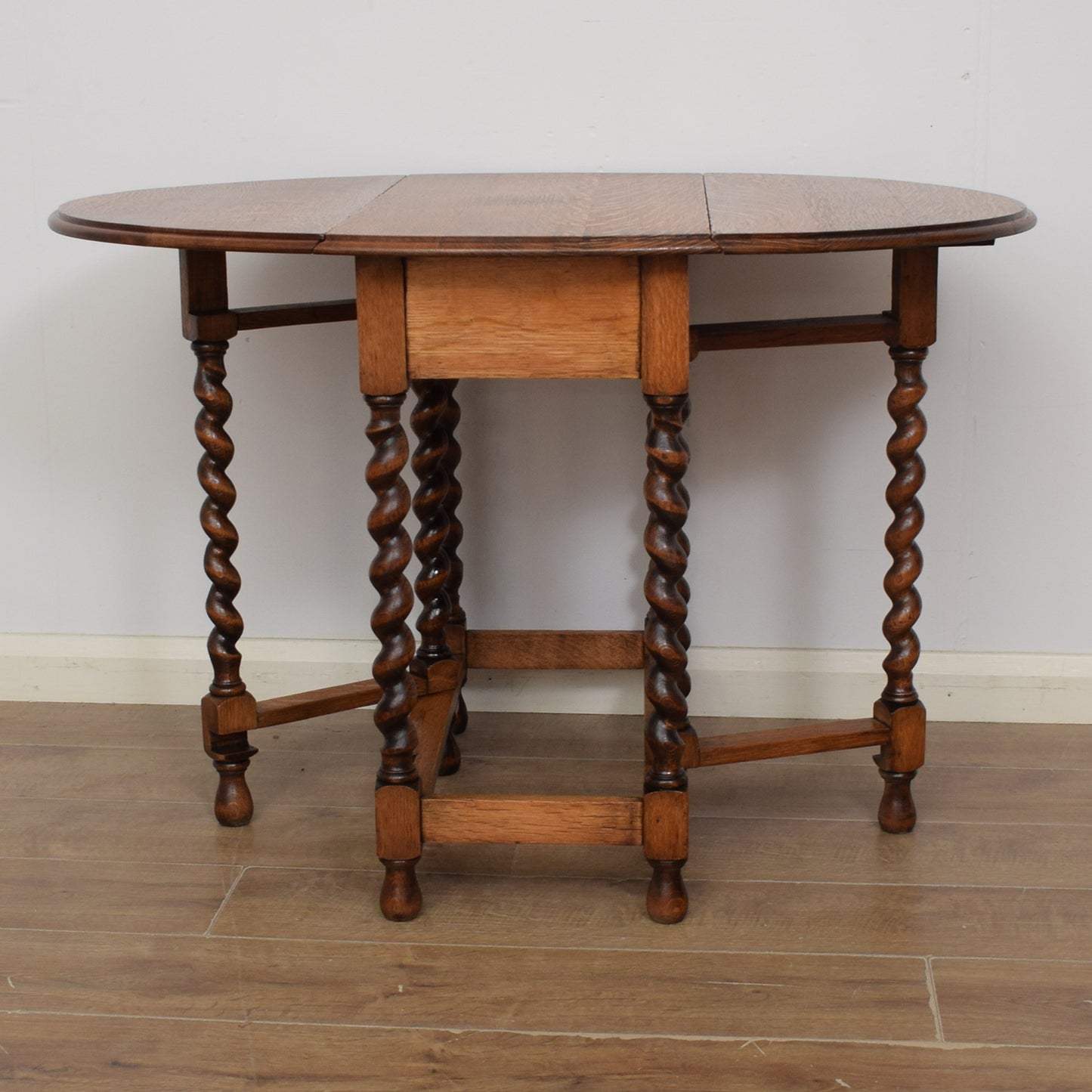 Barley-Twist Drop Leaf Table