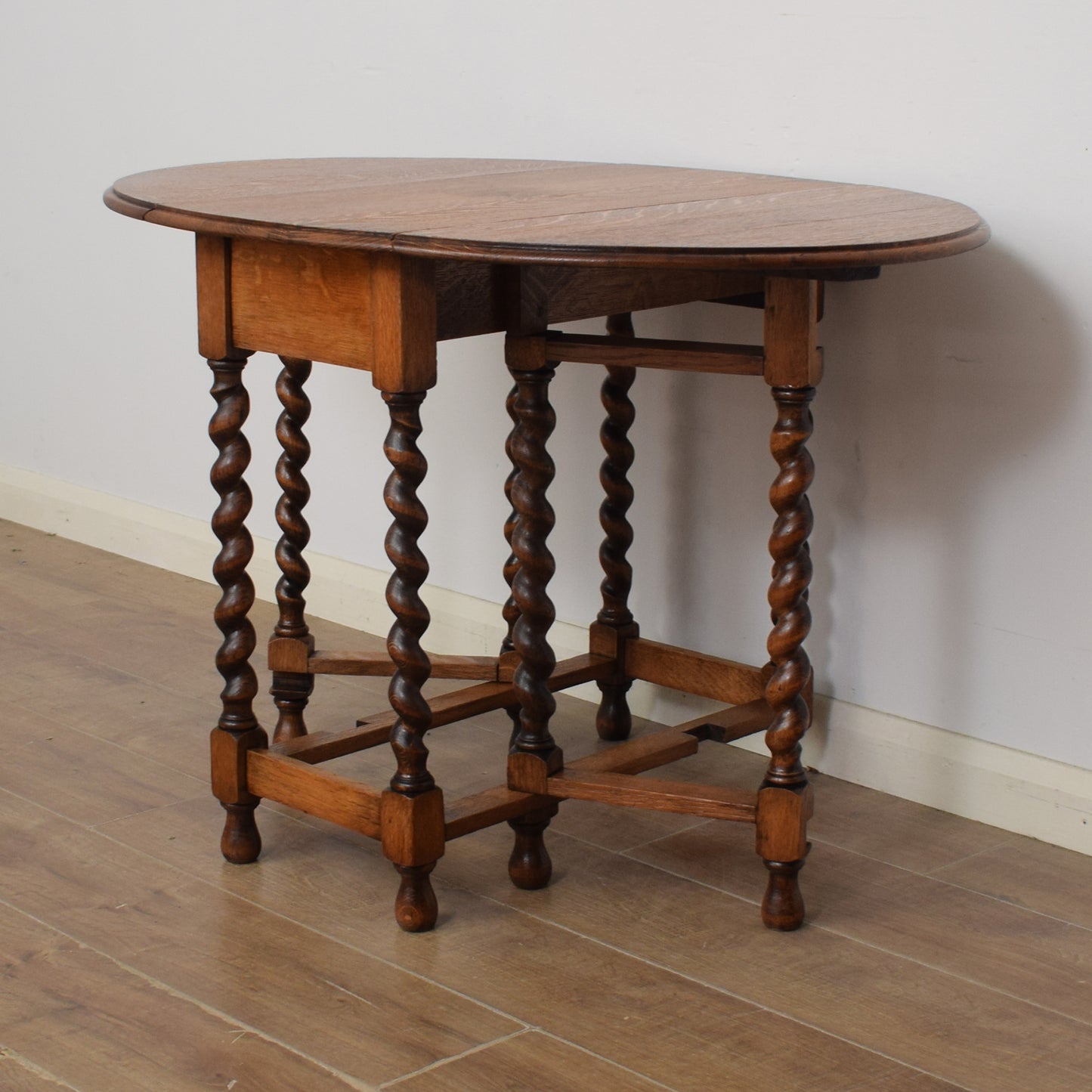 Barley-Twist Drop Leaf Table