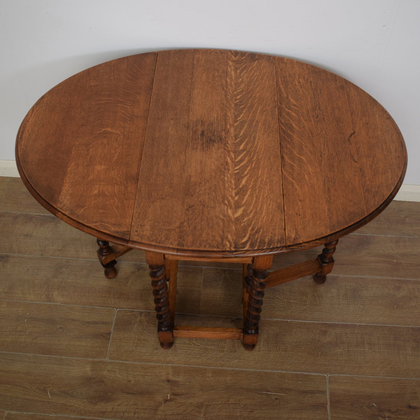 Barley-Twist Drop Leaf Table