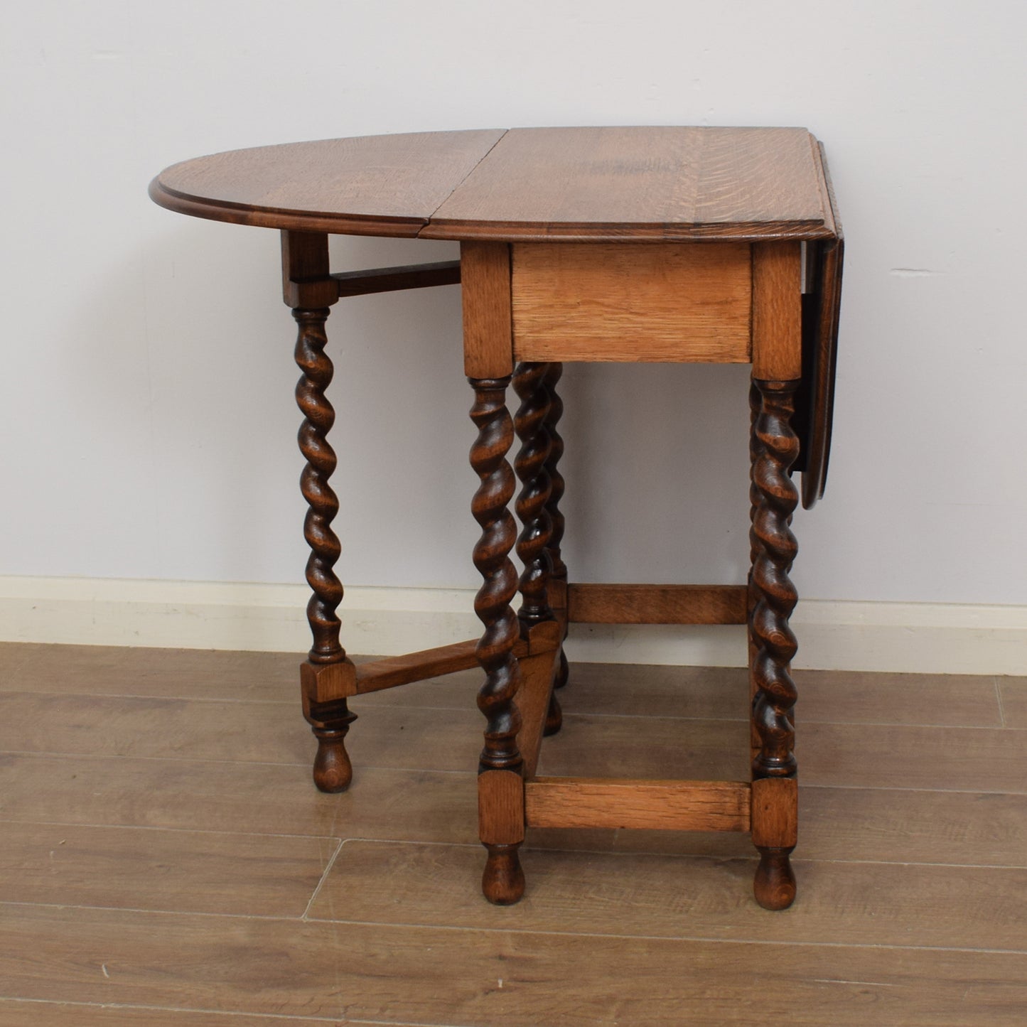Barley-Twist Drop Leaf Table