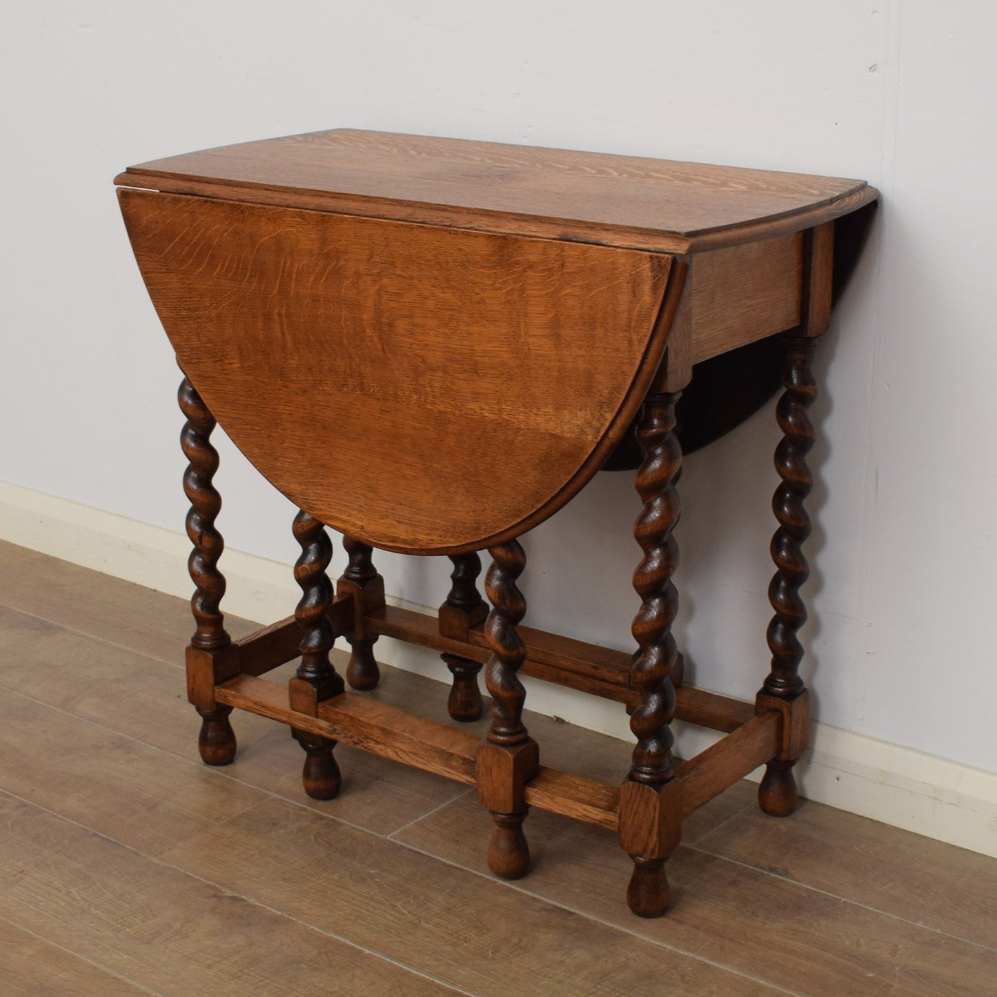 Barley-Twist Drop Leaf Table