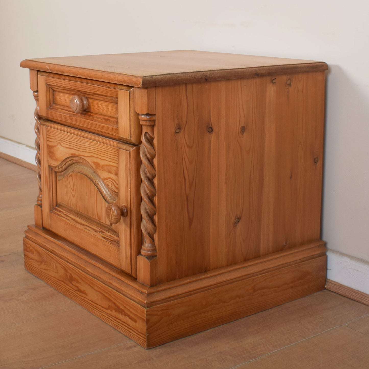 Pair of Pine Bedsides