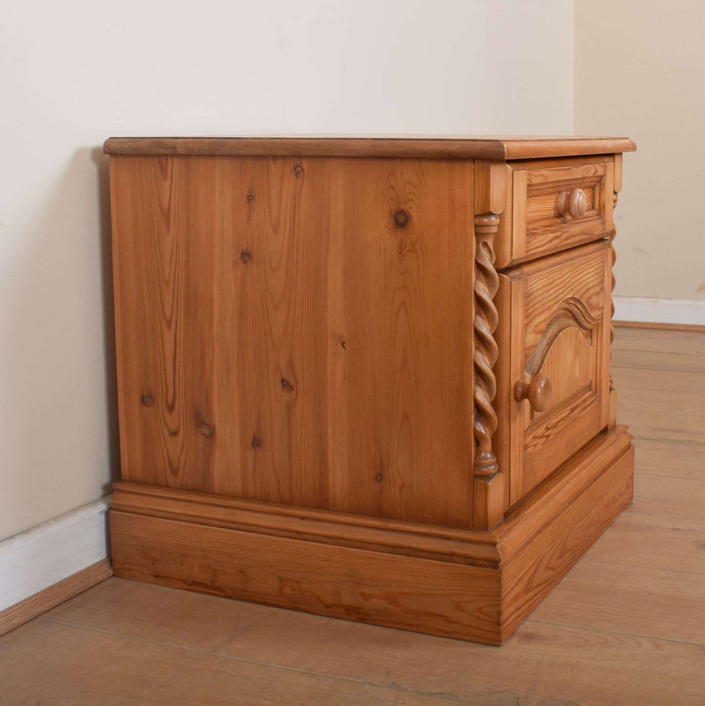 Pair of Pine Bedsides