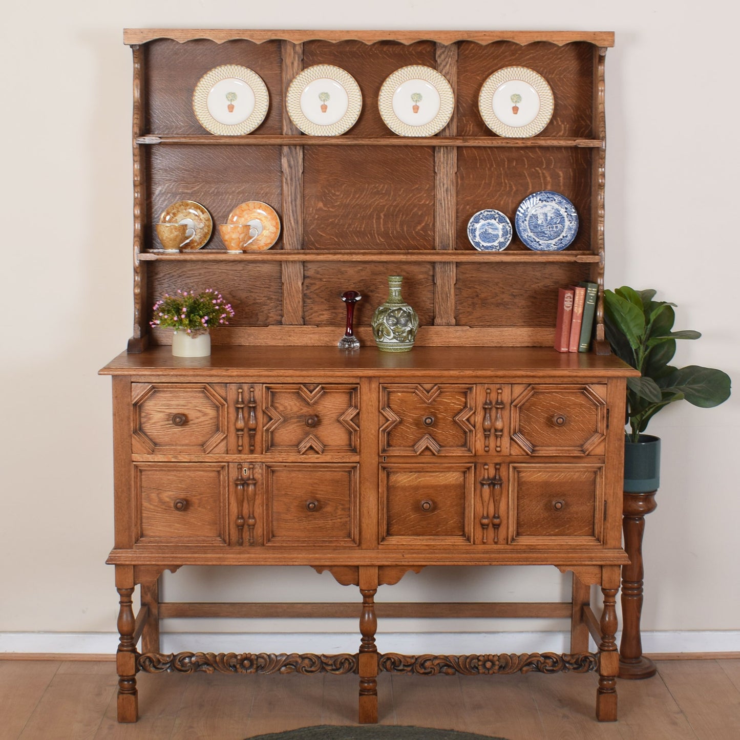 Restored Vintage Welsh Dresser