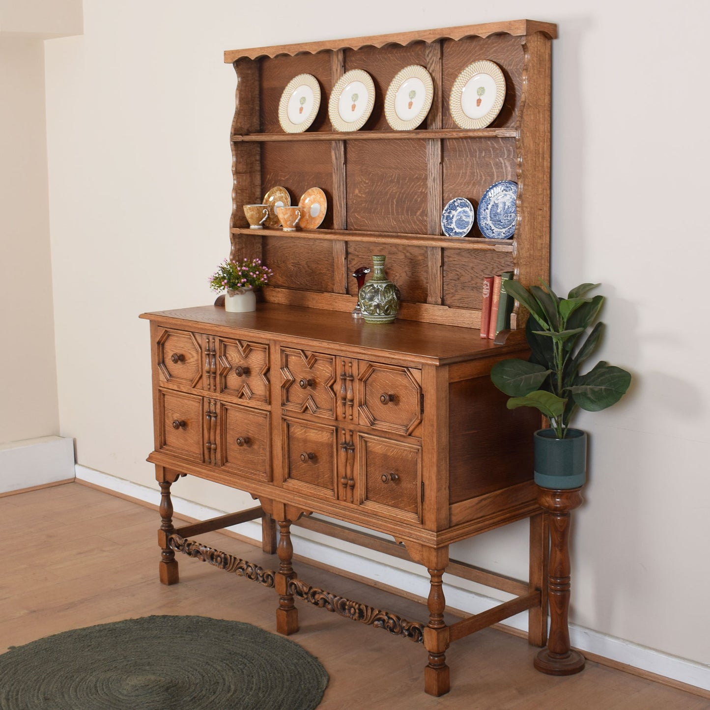 Restored Vintage Welsh Dresser