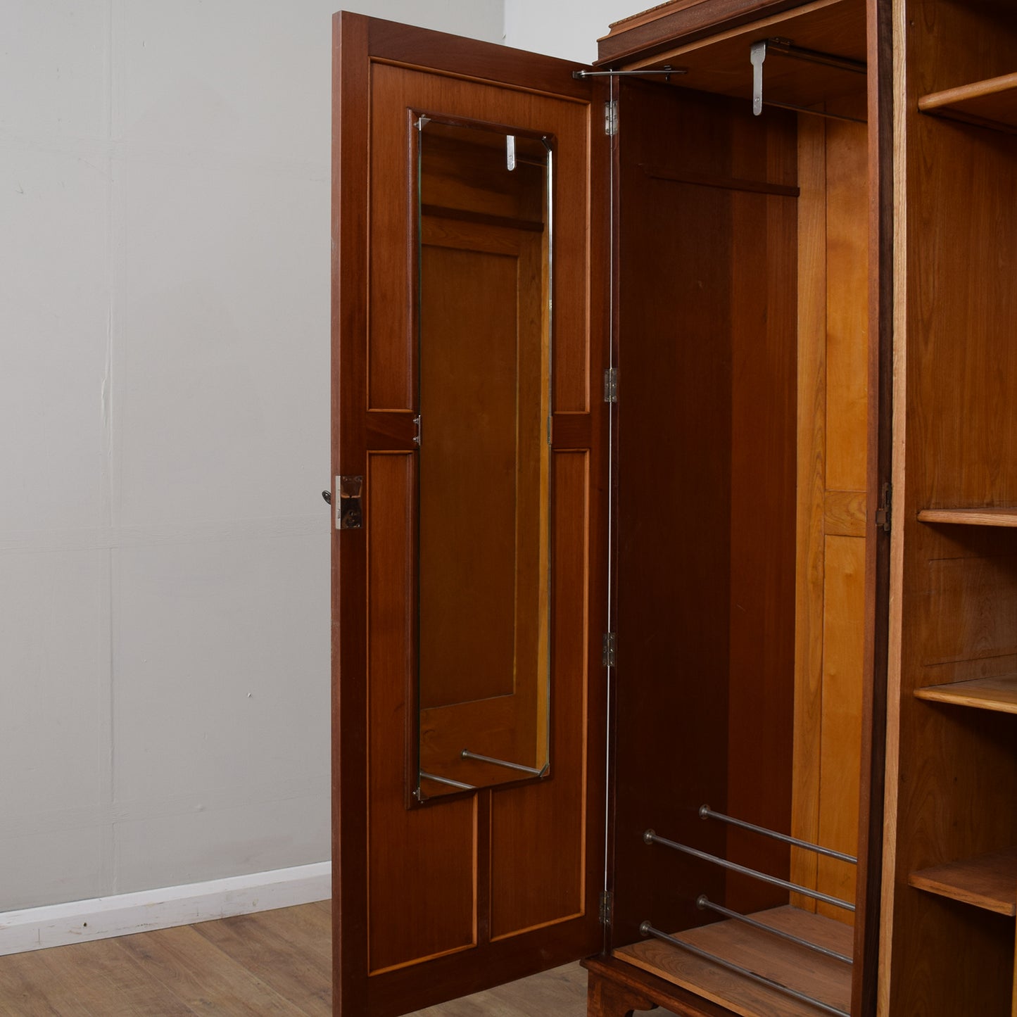 Restored Vintage Double Wardrobe