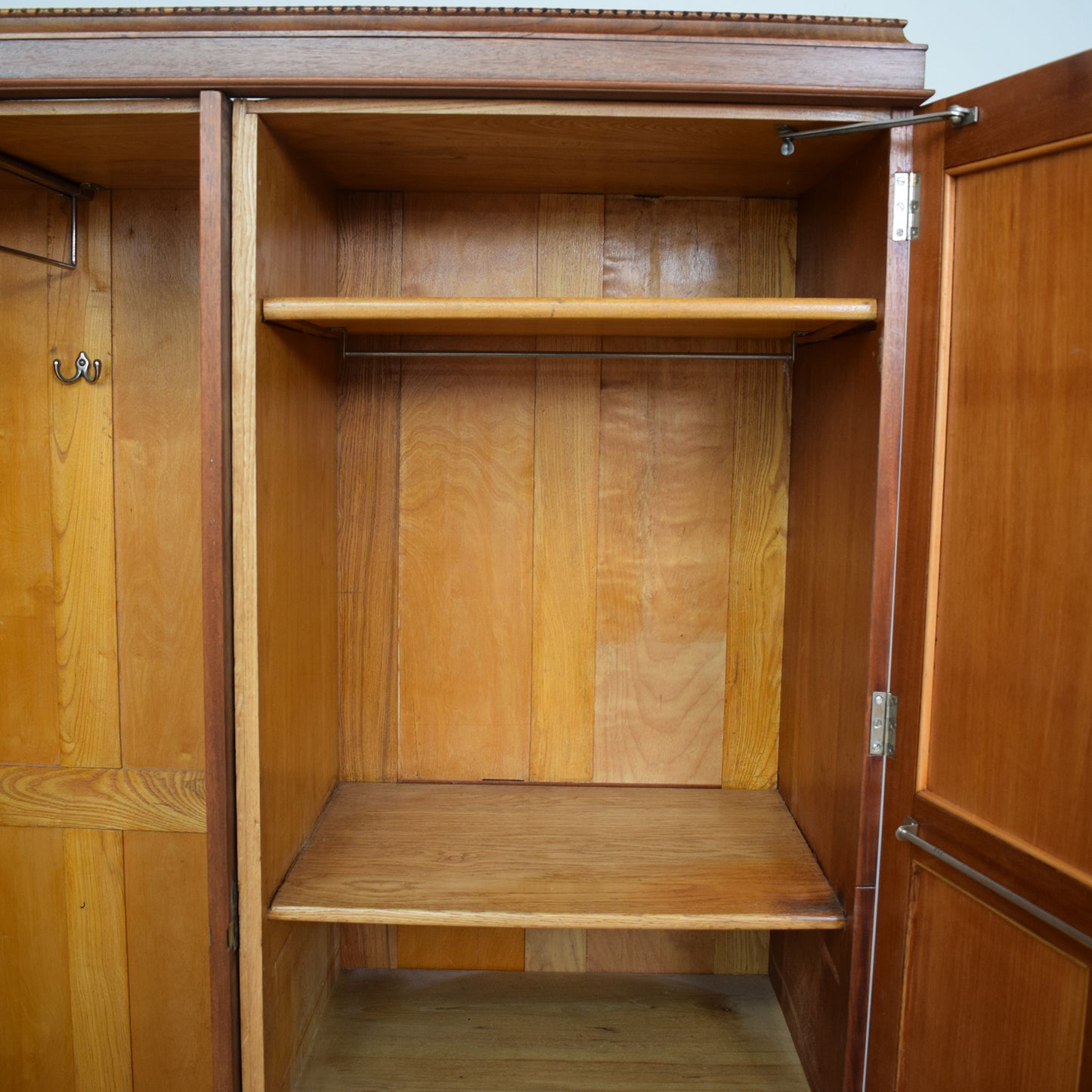 Restored Vintage Double Wardrobe