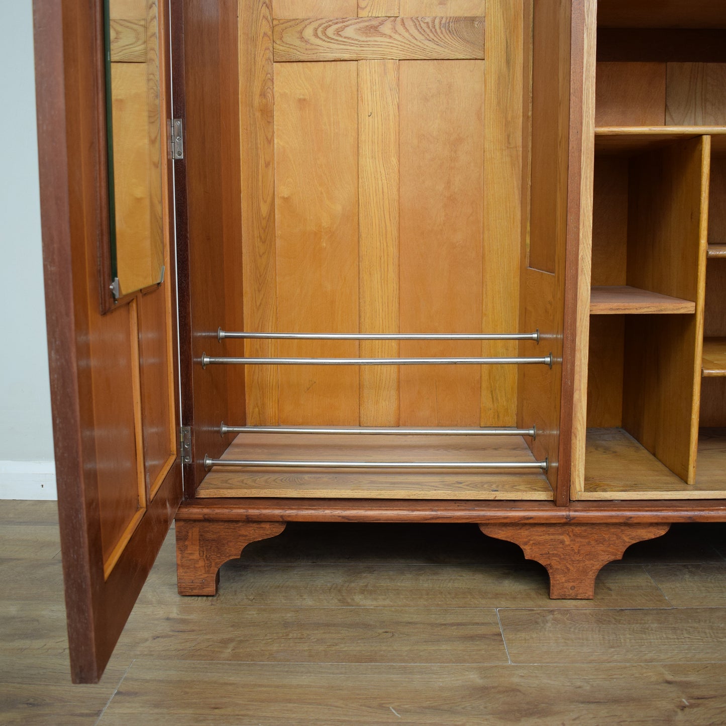 Restored Vintage Double Wardrobe