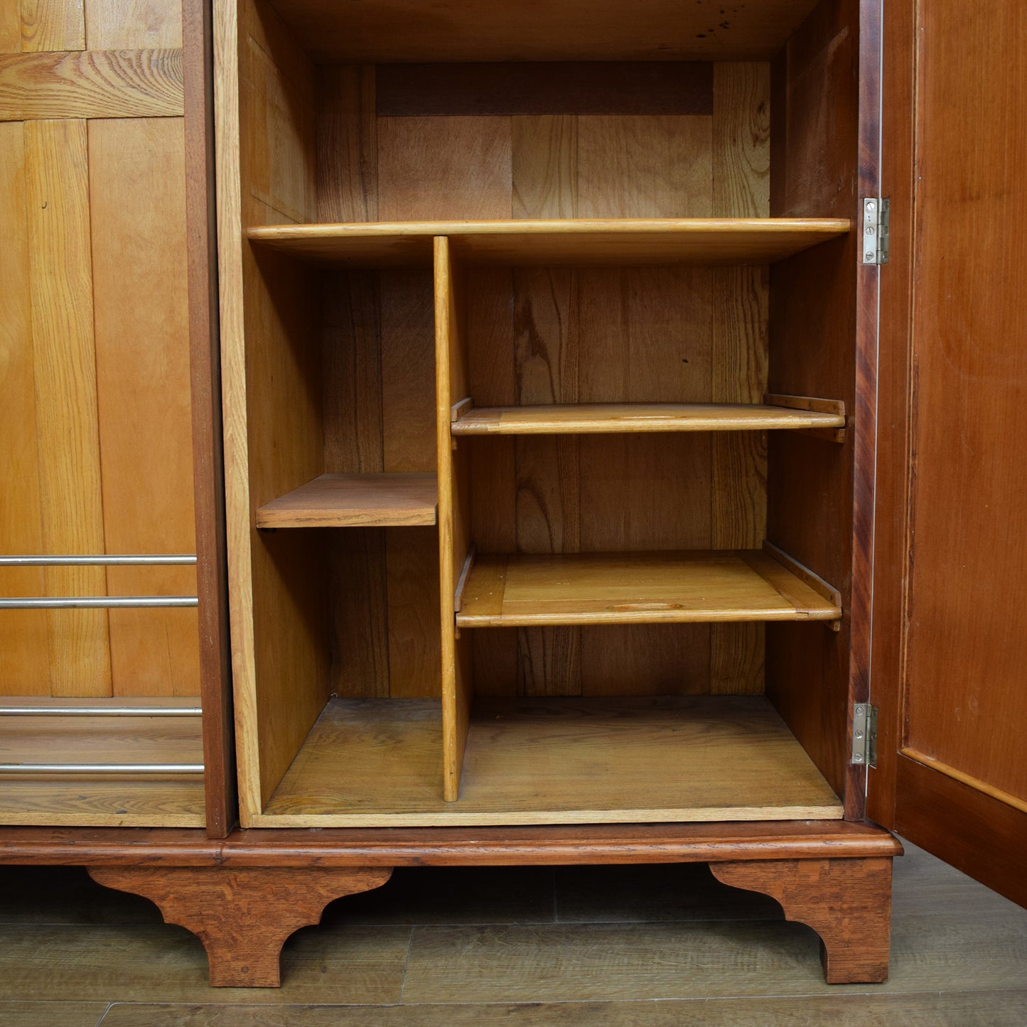 Restored Vintage Double Wardrobe