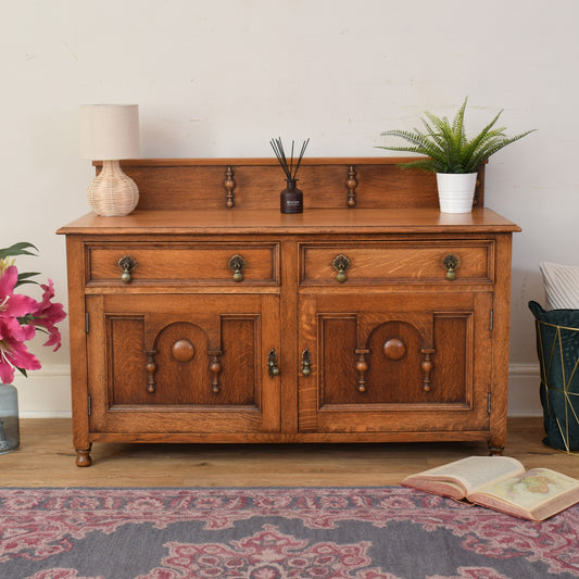 Low Oak Sideboard