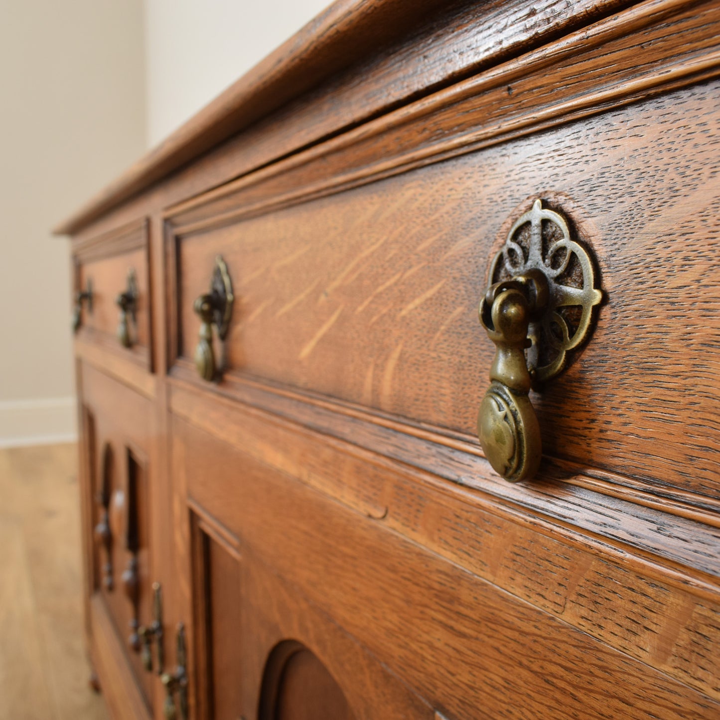 Low Oak Sideboard