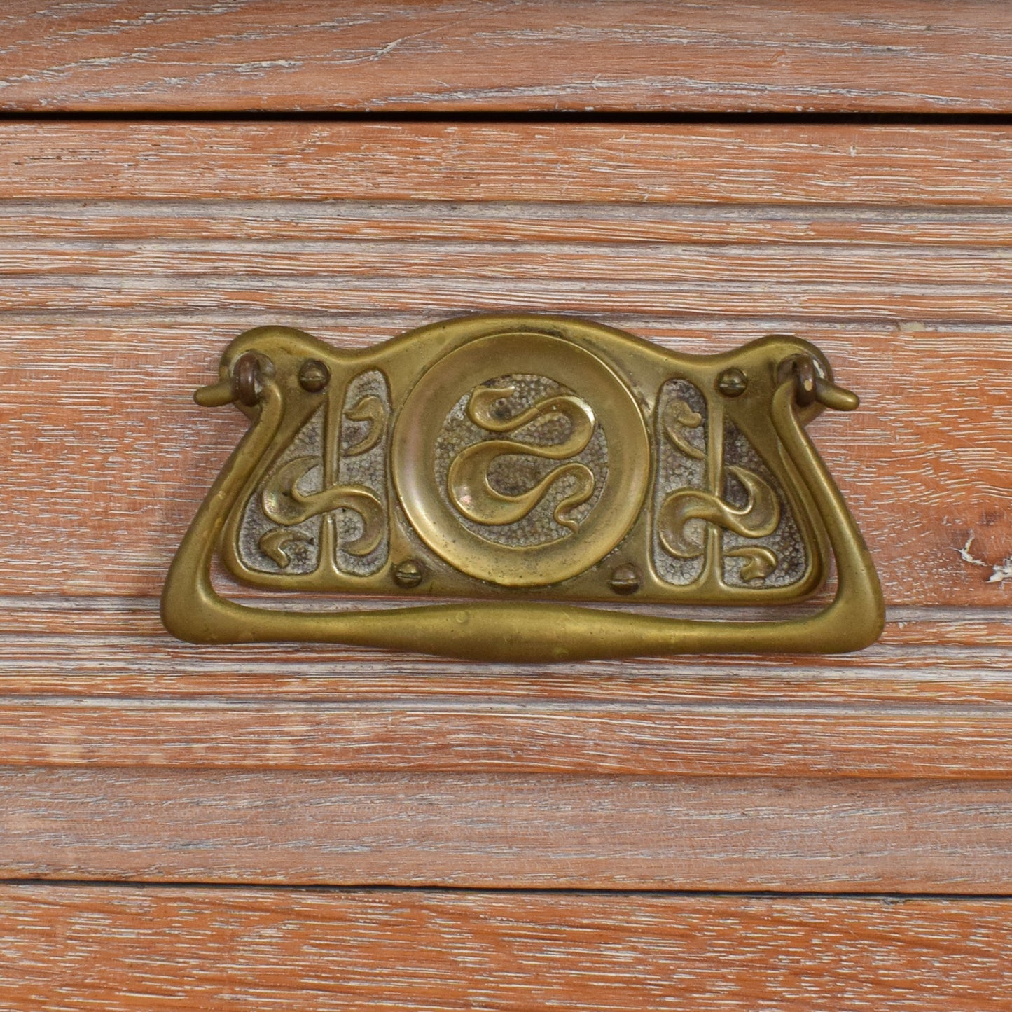 Lime Washed Oak Display Dresser