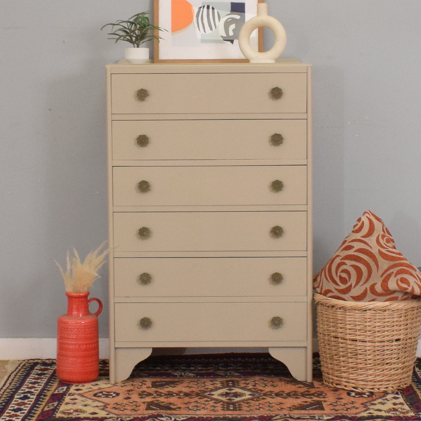 Painted Chest Of Drawers