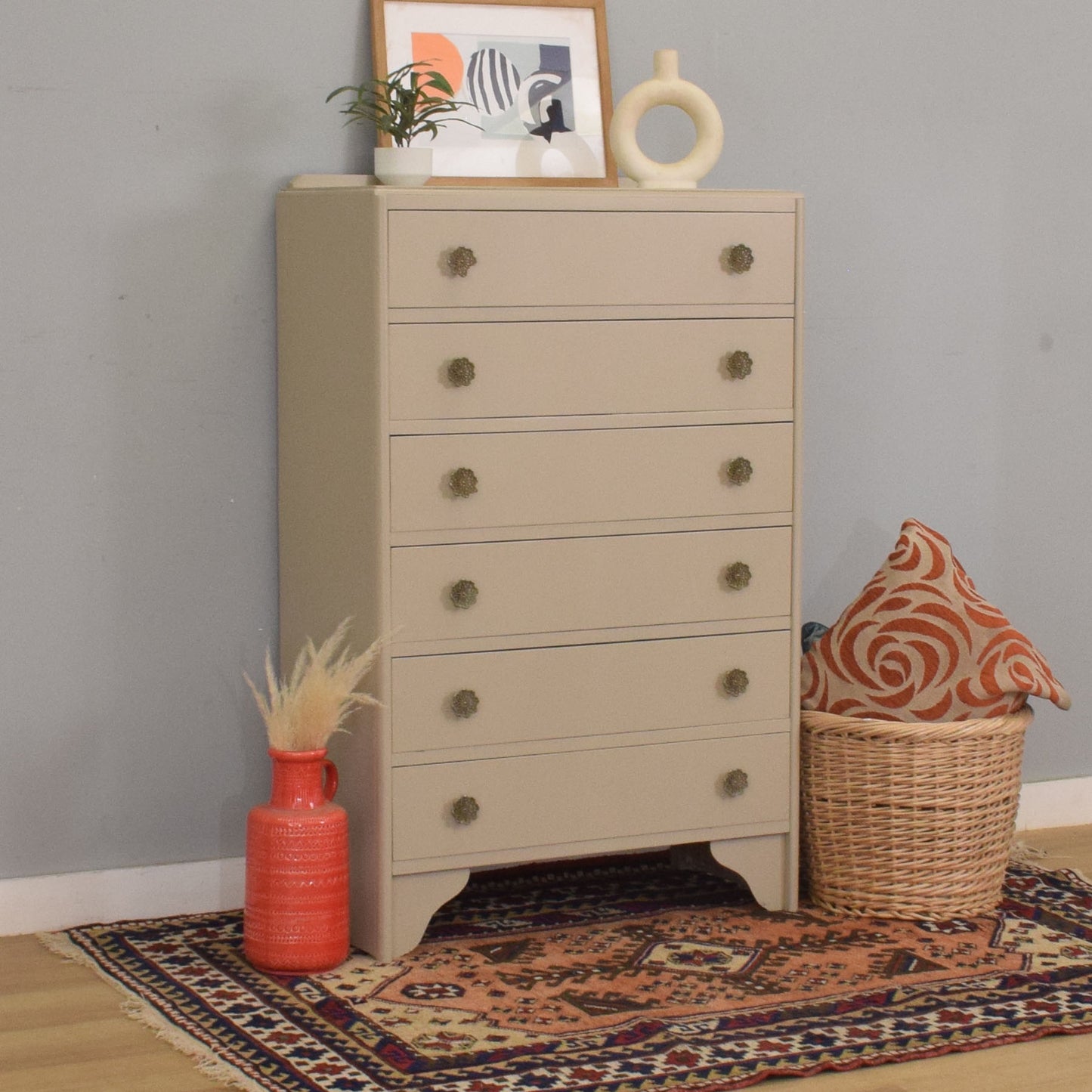 Painted Chest Of Drawers