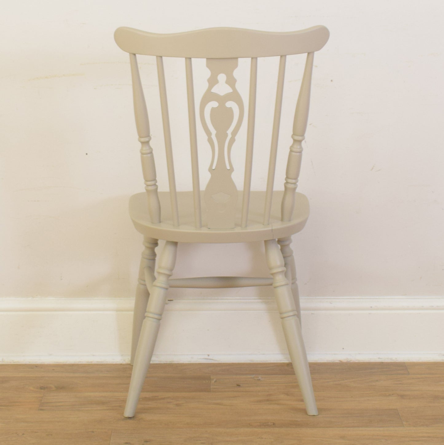 Painted Extendable Table And Four Chairs