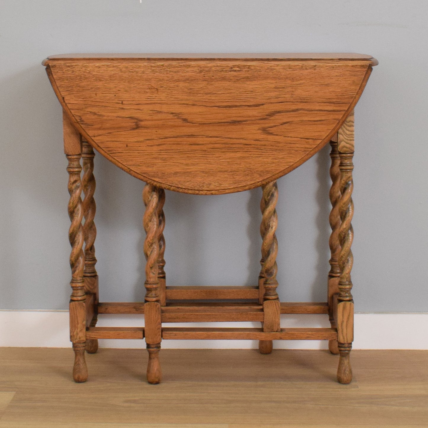 Oak Drop-Leaf Table