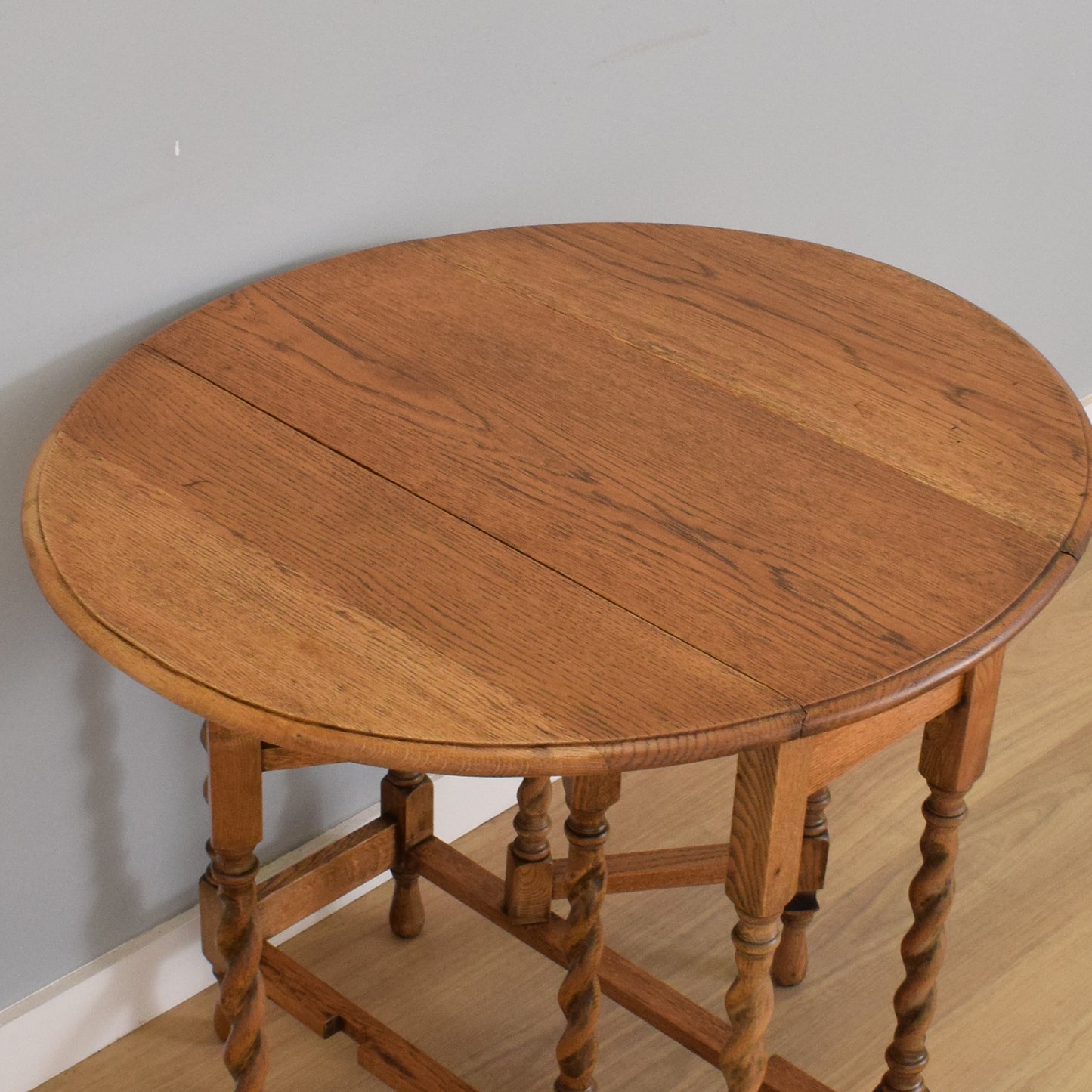 Oak Drop-Leaf Table