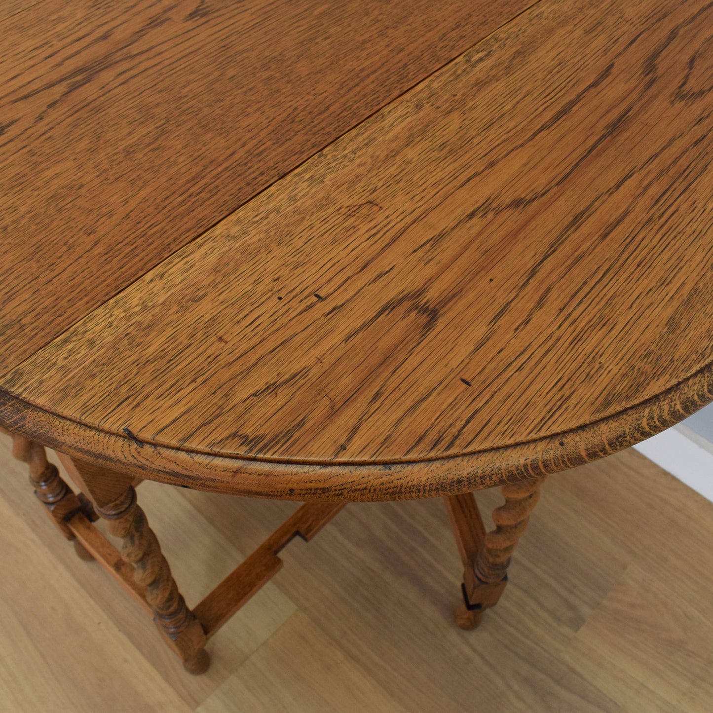 Oak Drop-Leaf Table