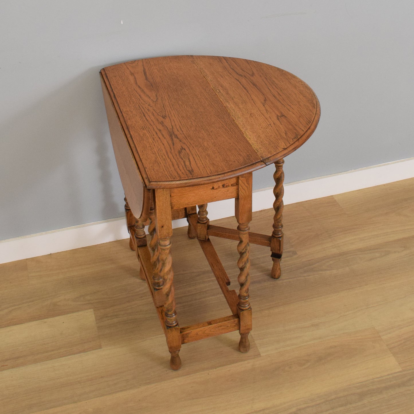 Oak Drop-Leaf Table