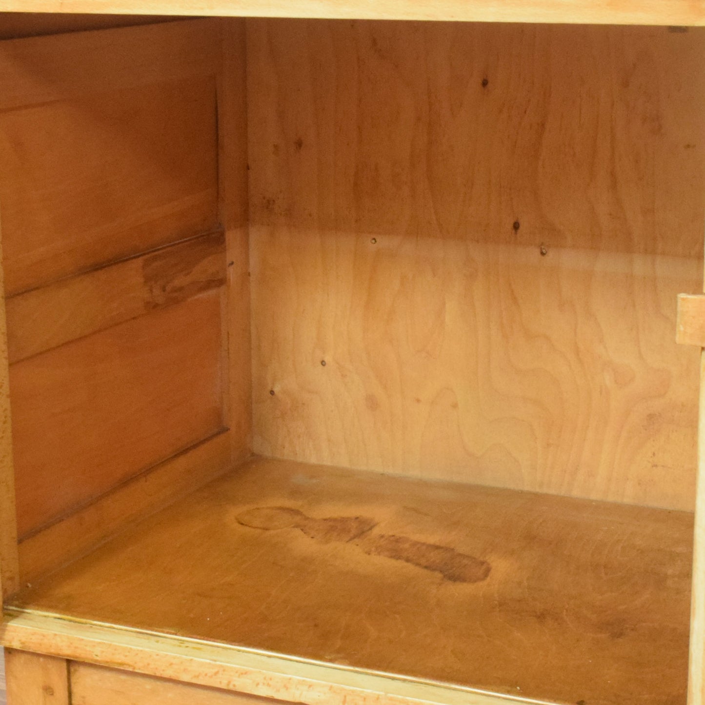 Restored Blonde Oak Sideboard