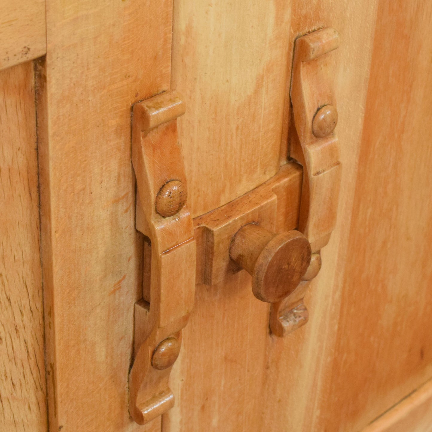 Restored Blonde Oak Sideboard