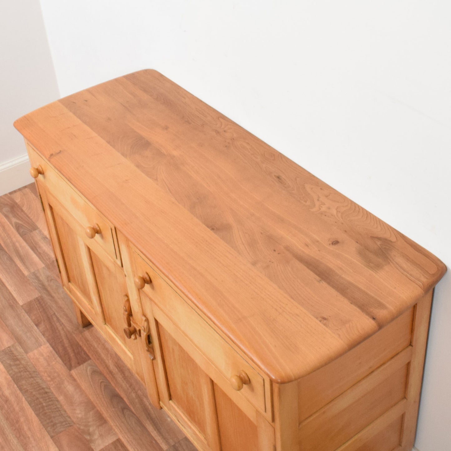 Restored Blonde Oak Sideboard