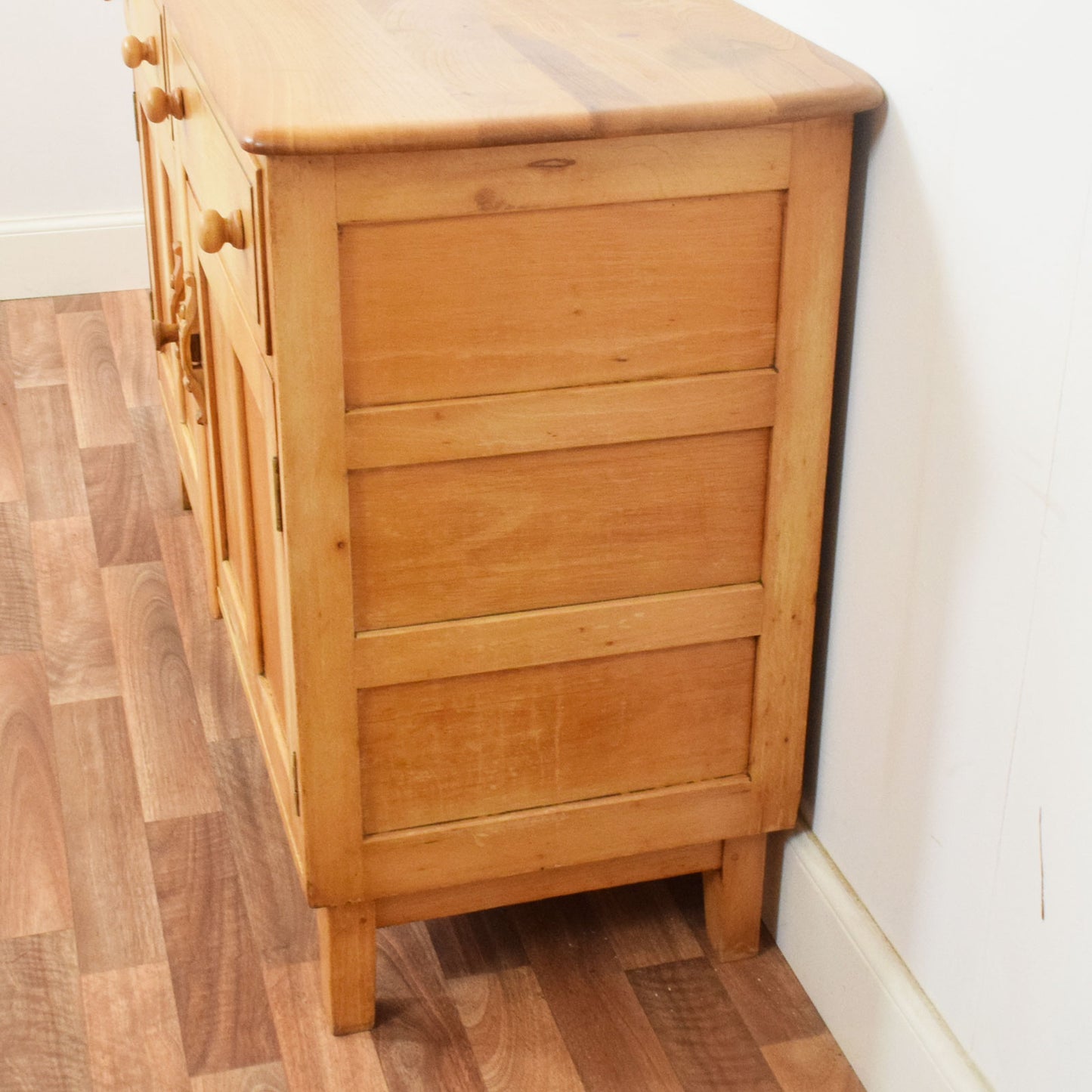 Restored Blonde Oak Sideboard