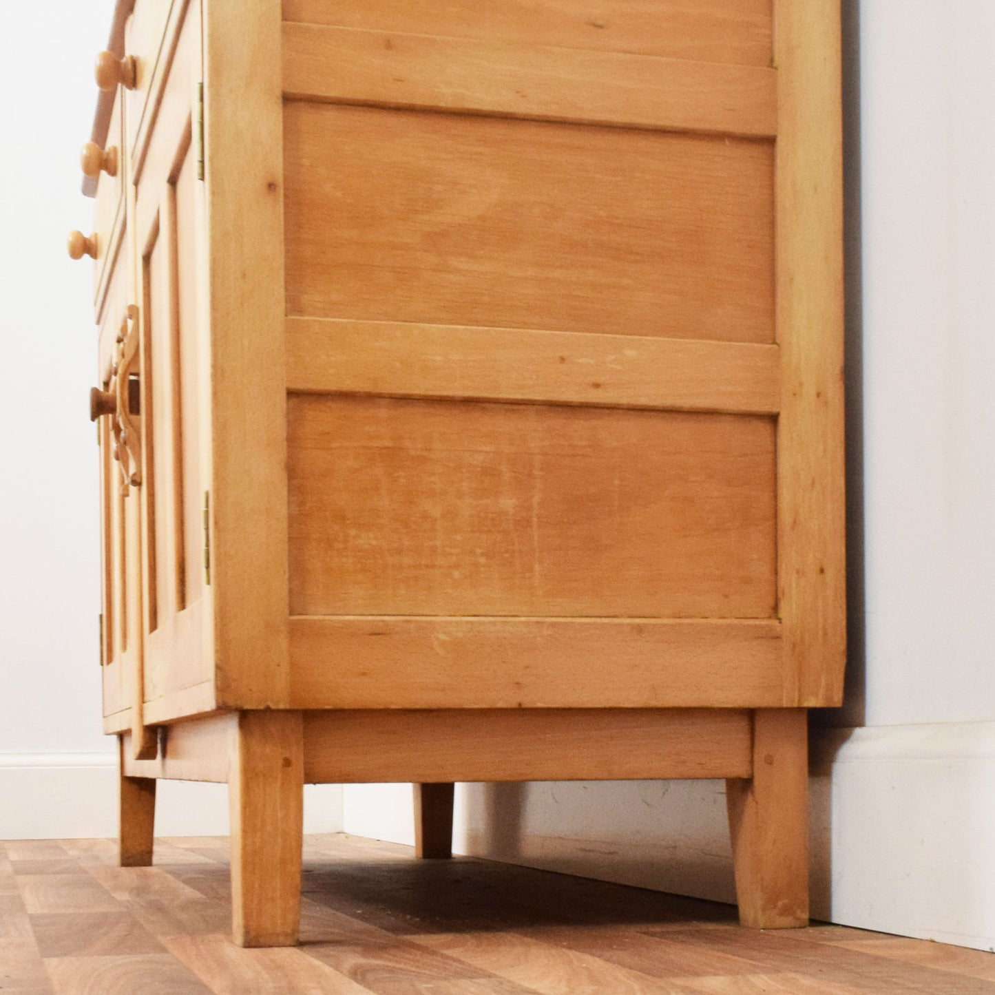 Restored Blonde Oak Sideboard
