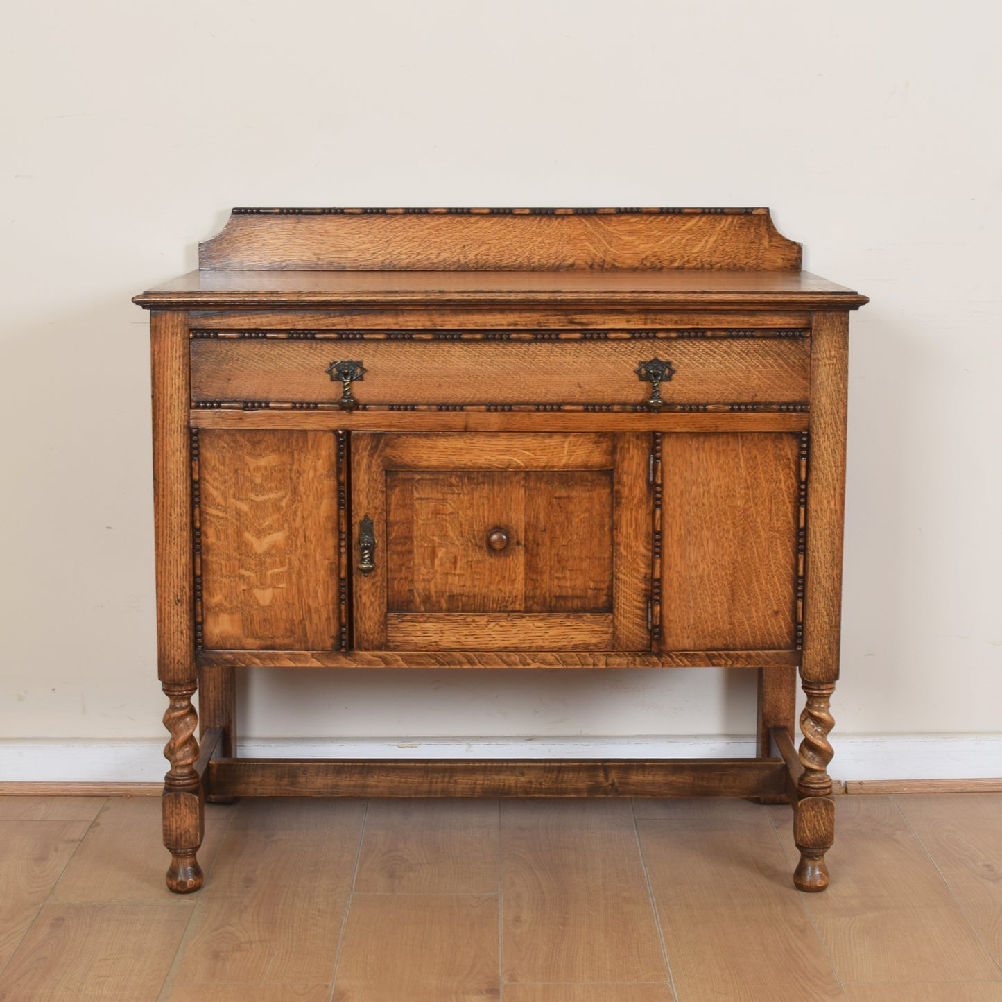 Vintage Oak Cupboard with Drawers