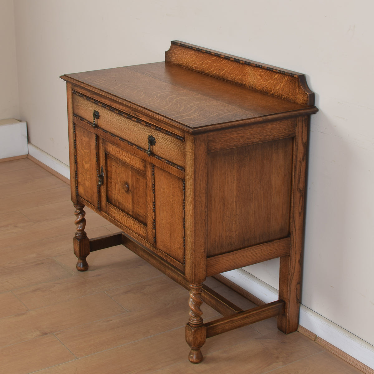 Vintage Oak Cupboard with Drawers