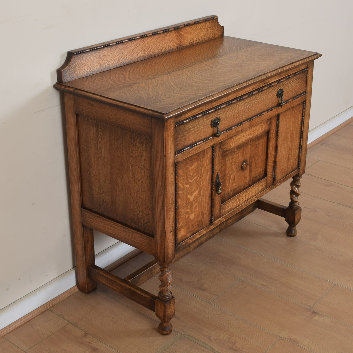 Vintage Oak Cupboard with Drawers